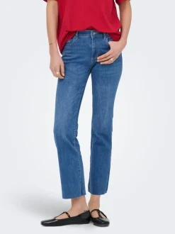ONLANN-KENYA Medelhög midja Utsvängd passform Jeans