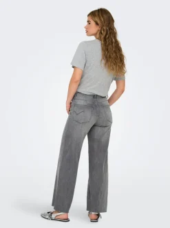 ONLANN-MADISON Hög midja Cropped Fit Jeans