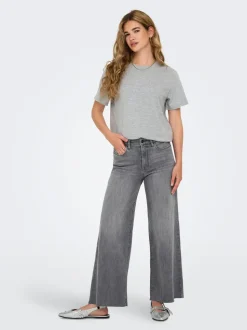 ONLANN-MADISON Hög midja Cropped Fit Jeans