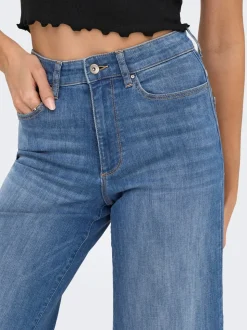 ONLANN-MADISON Hög midja Cropped Fit Jeans