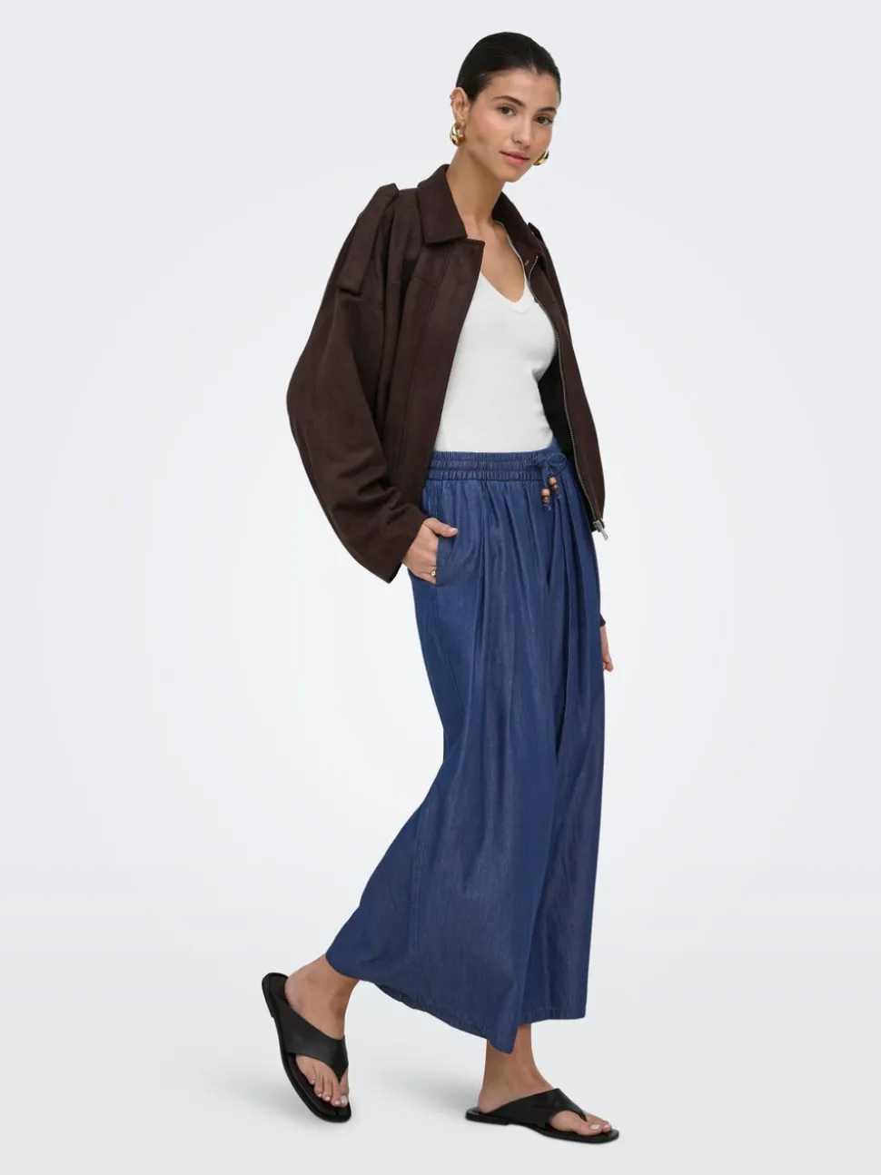 ONLBEA Hög midja Vida ben Jeans