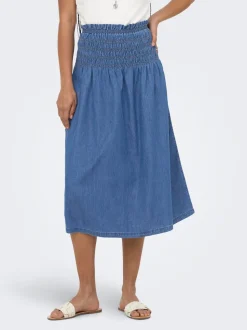 ONLBEA Jeanskjol Midikjol