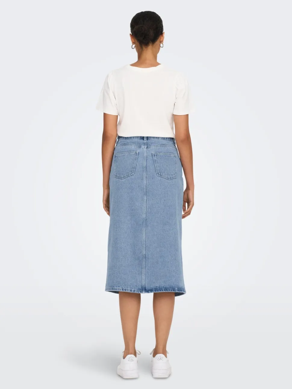 ONLBIANCA Denim Jeanskjol Midikjol
