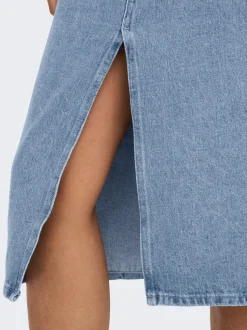 ONLBIANCA Denim Jeanskjol Midikjol