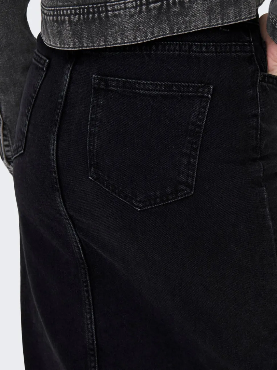 ONLBIANCA Denim Jeanskjol Midikjol