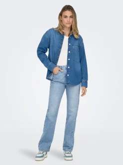 ONLBILLIE Hög midja Rak passform Jeans