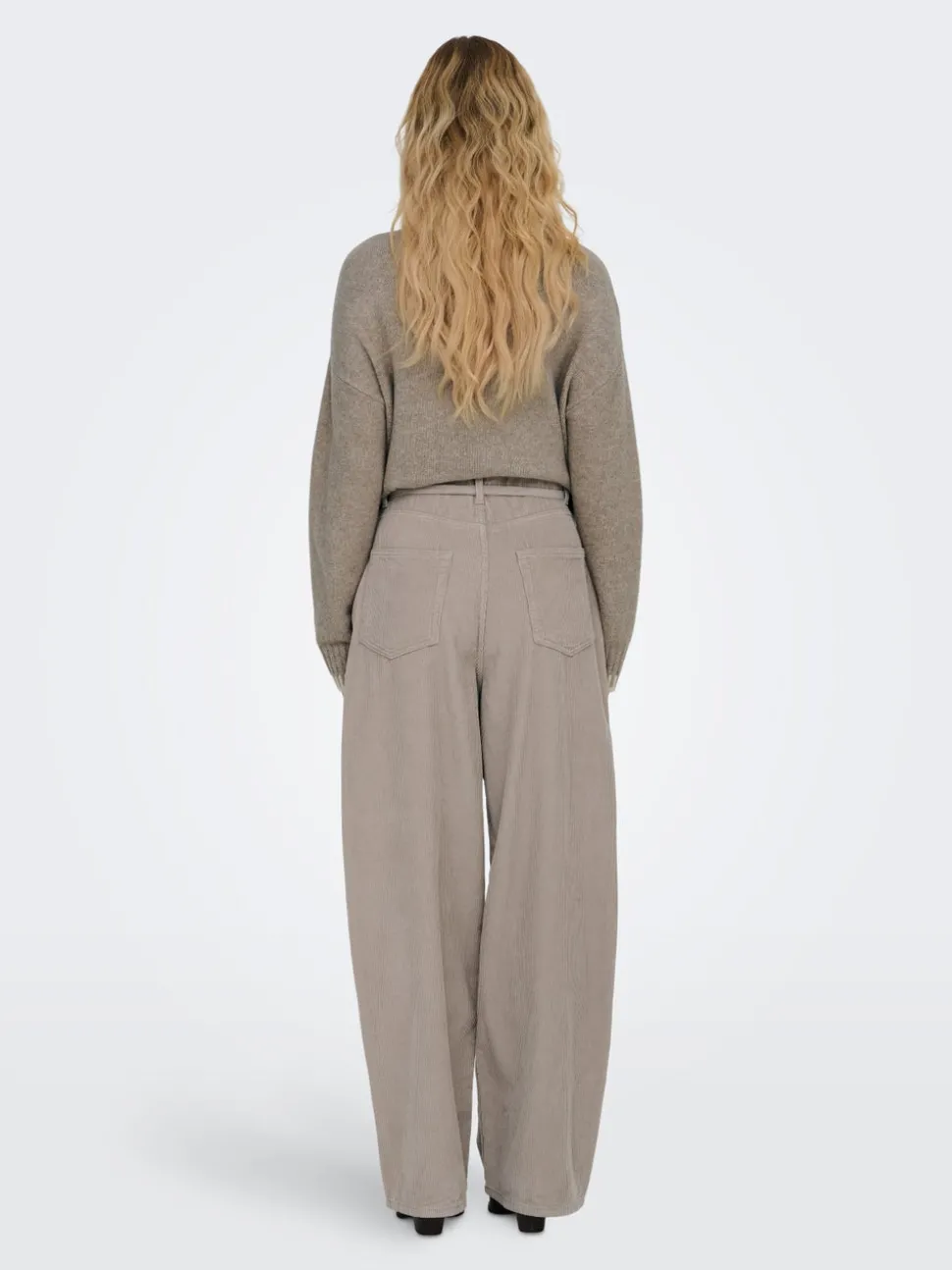 ONLBLEECKER Baggy Fit Byxor med vida ben