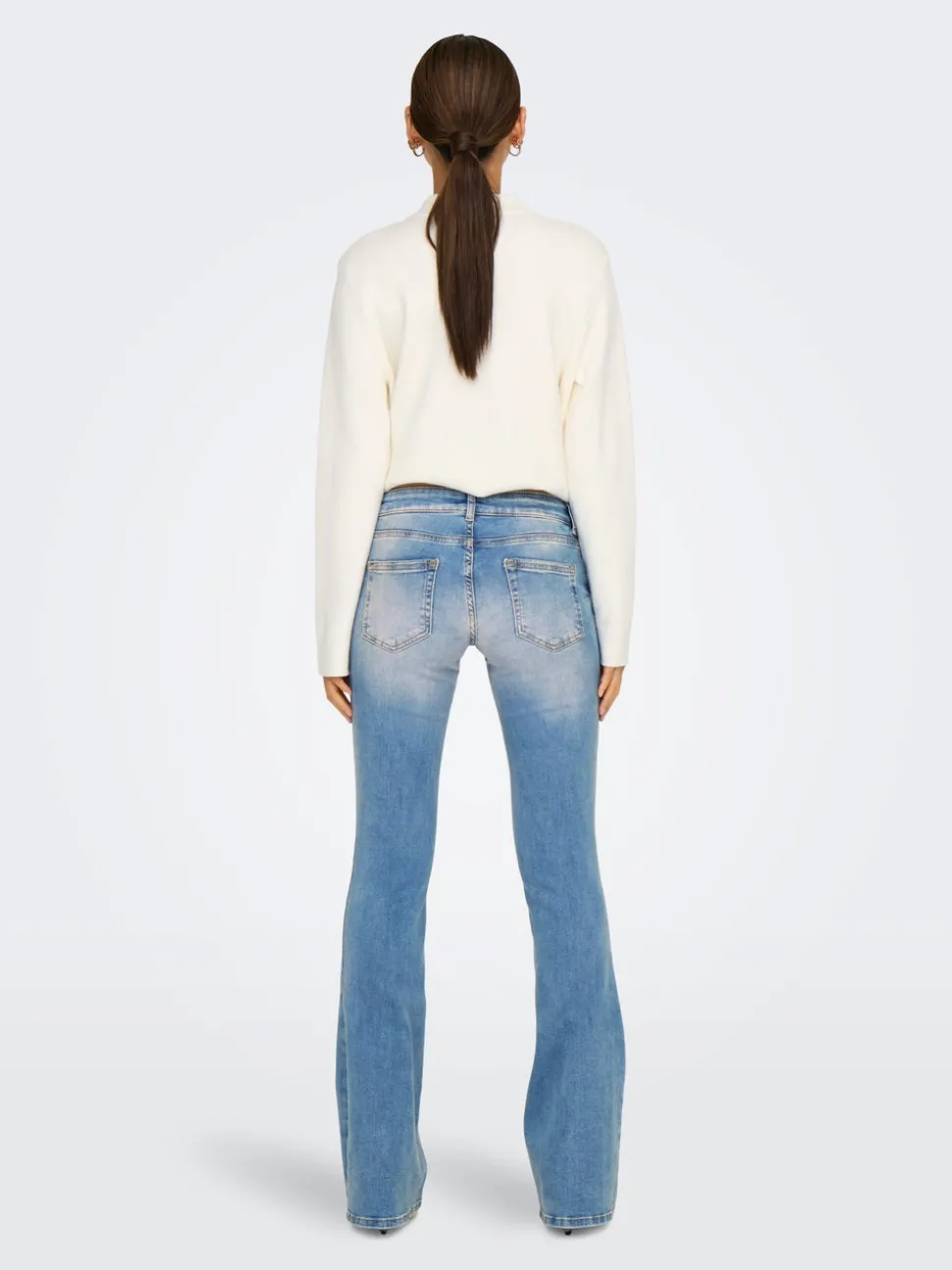 ONLBLUSH Låg midja Utsvängd passform Jeans