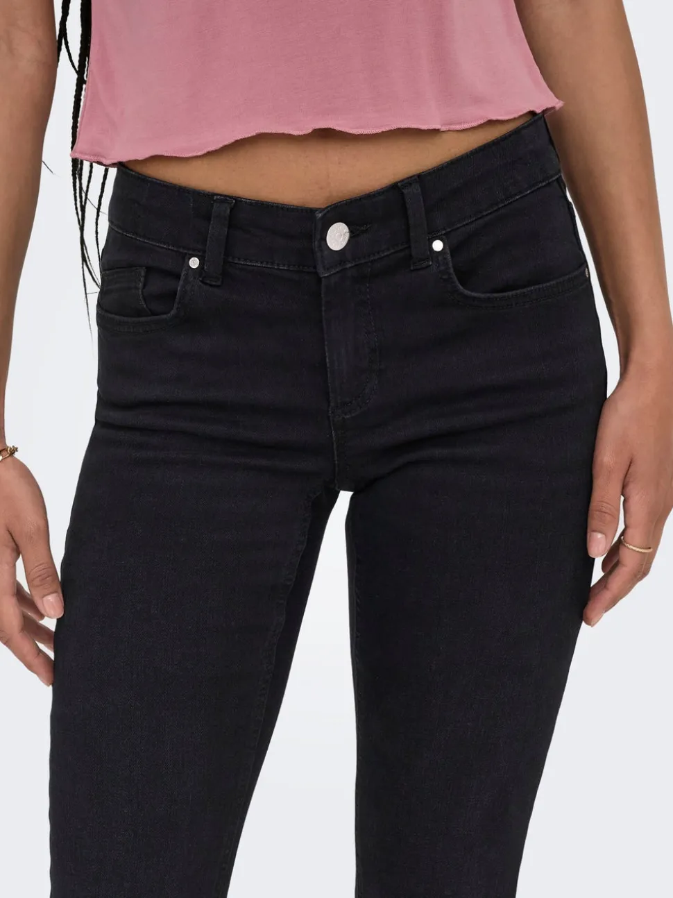 ONLBLUSH Låg midja Utsvängd passform Jeans