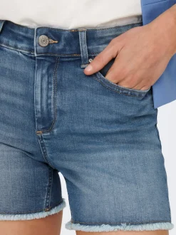 ONLBLUSH Medelhög midja Normal passform Denimshorts