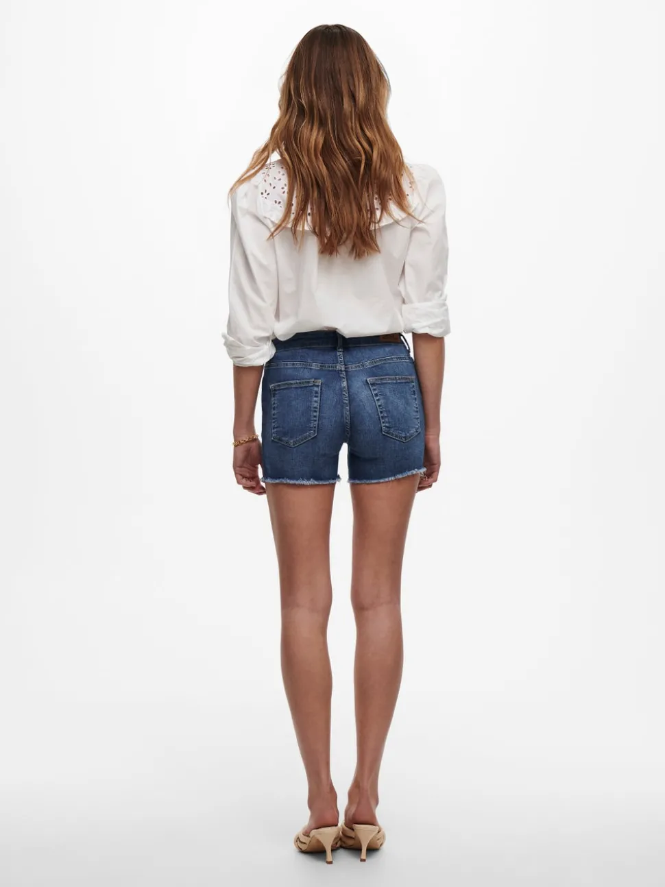 ONLBLUSH Medelhög midja Normal passform Denimshorts