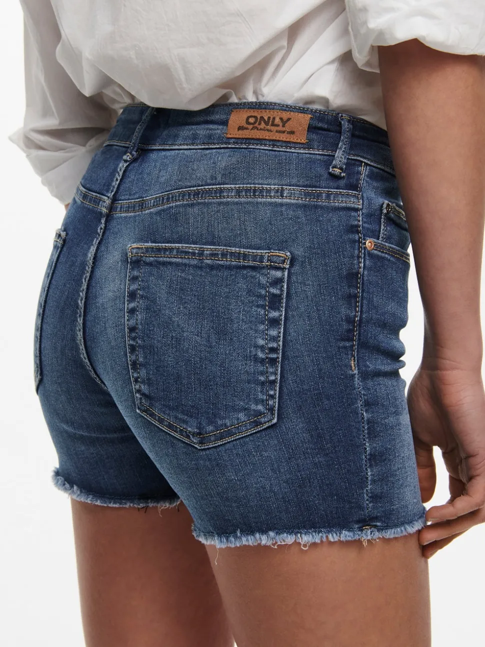 ONLBLUSH Medelhög midja Normal passform Denimshorts