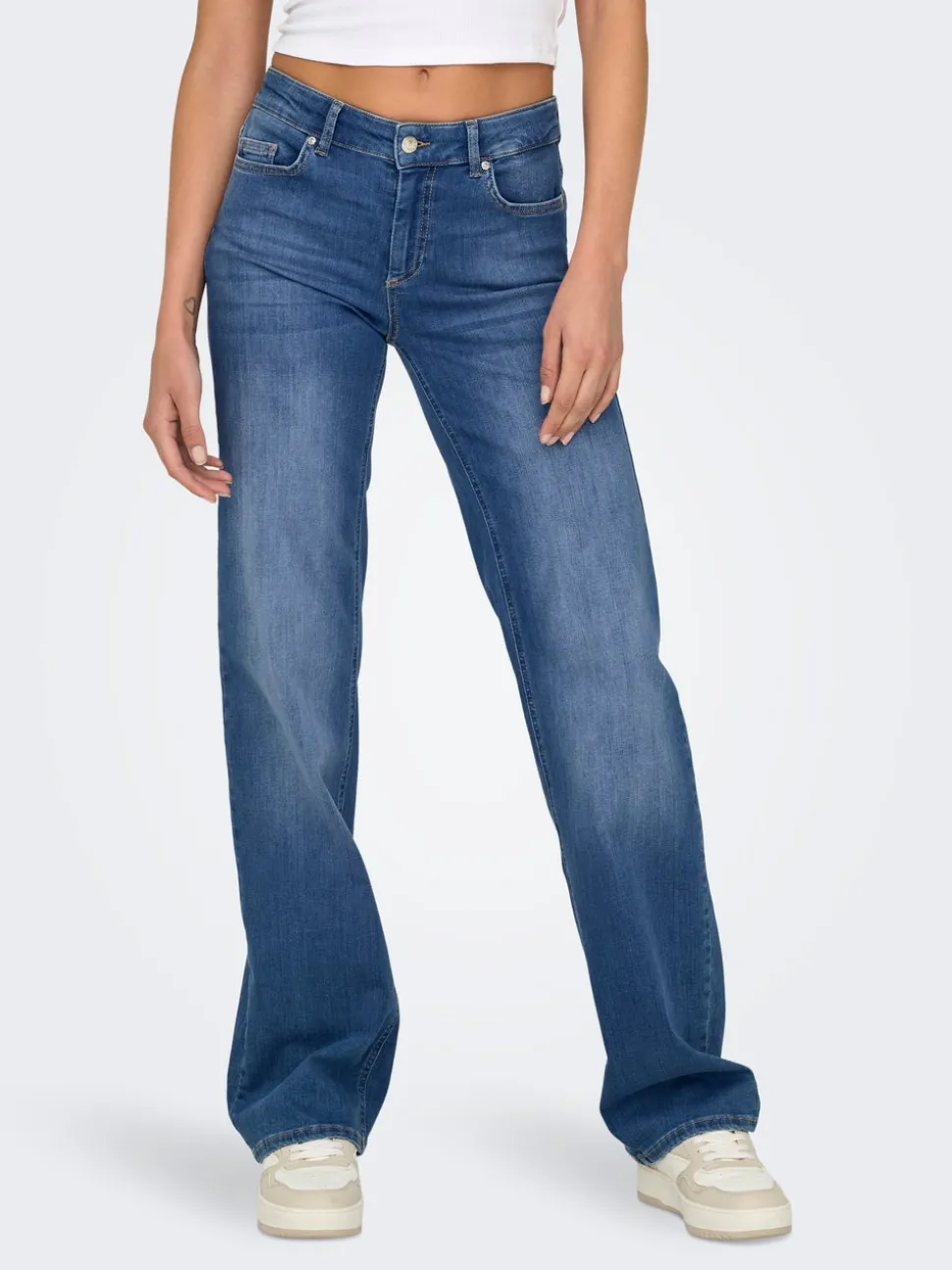ONLBLUSH Medelhög midja Rak passform Jeans