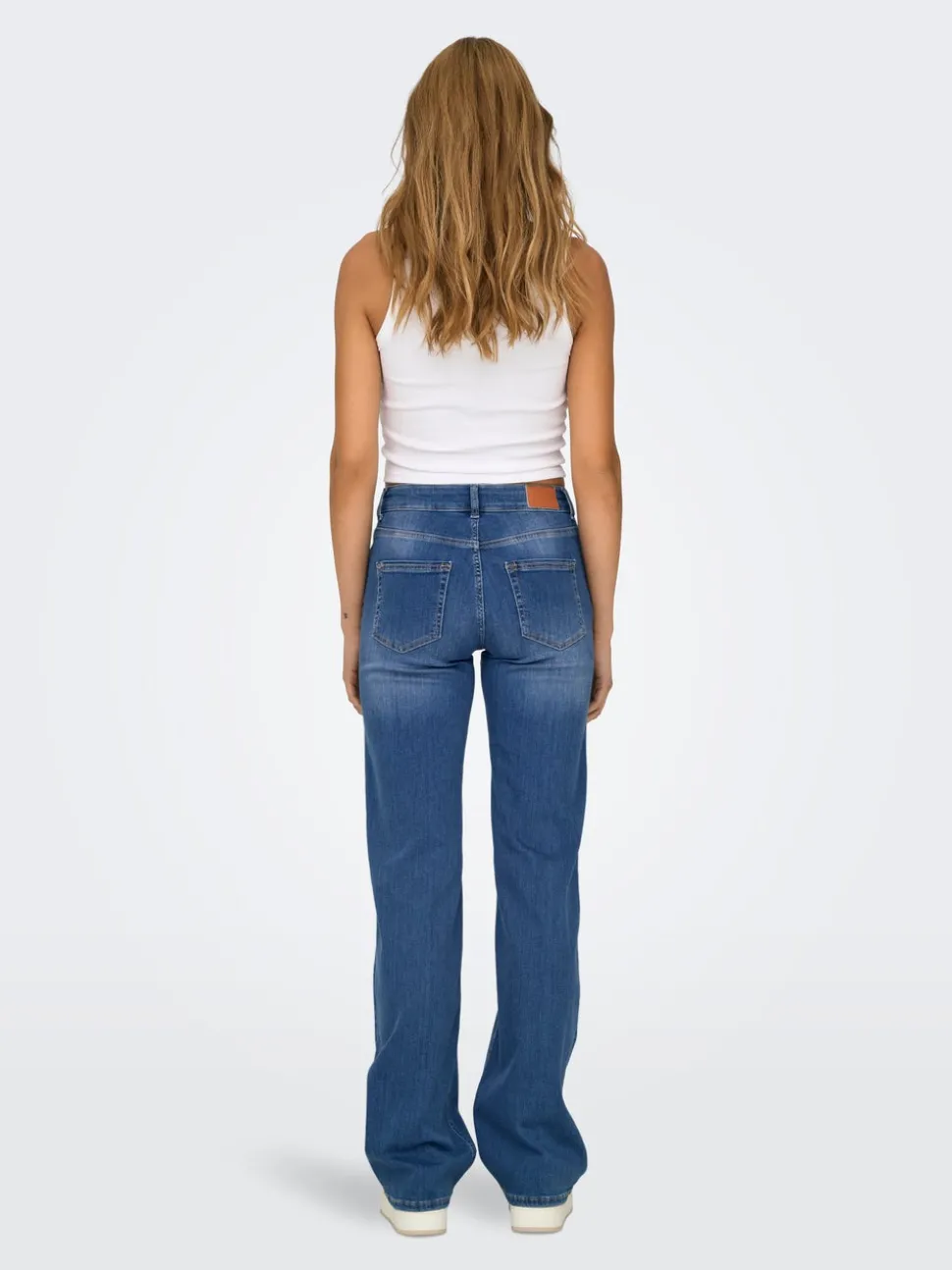 ONLBLUSH Medelhög midja Rak passform Jeans