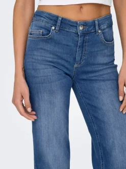 ONLBLUSH Medelhög midja Rak passform Jeans