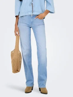 ONLBLUSH Medelhög midja Rak passform Jeans