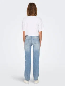 ONLBLUSH Medelhög midja Rak passform Jeans
