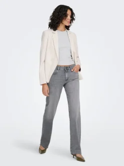 ONLBLUSH Medelhög midja Rak passform Jeans