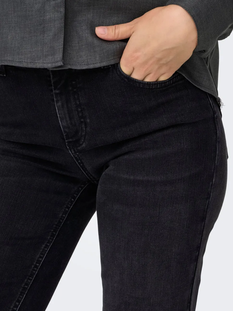 ONLBLUSH Medelhög midja Rak passform Jeans