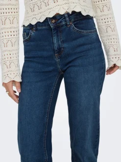 ONLBLUSH Medelhög midja Rak passform Jeans