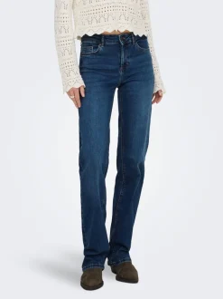 ONLBLUSH Medelhög midja Rak passform Jeans