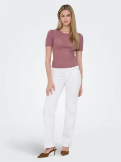ONLBLUSH Medelhög midja Rak passform Jeans