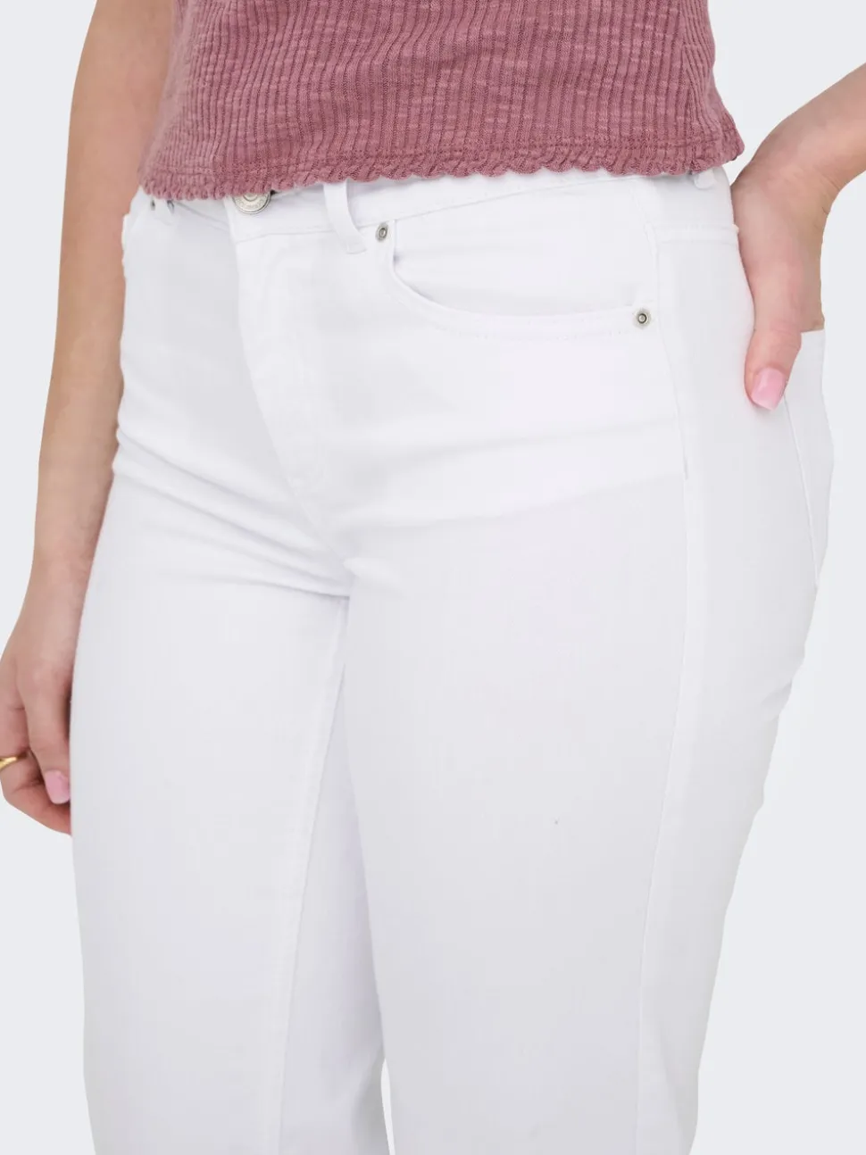 ONLBLUSH Medelhög midja Rak passform Jeans