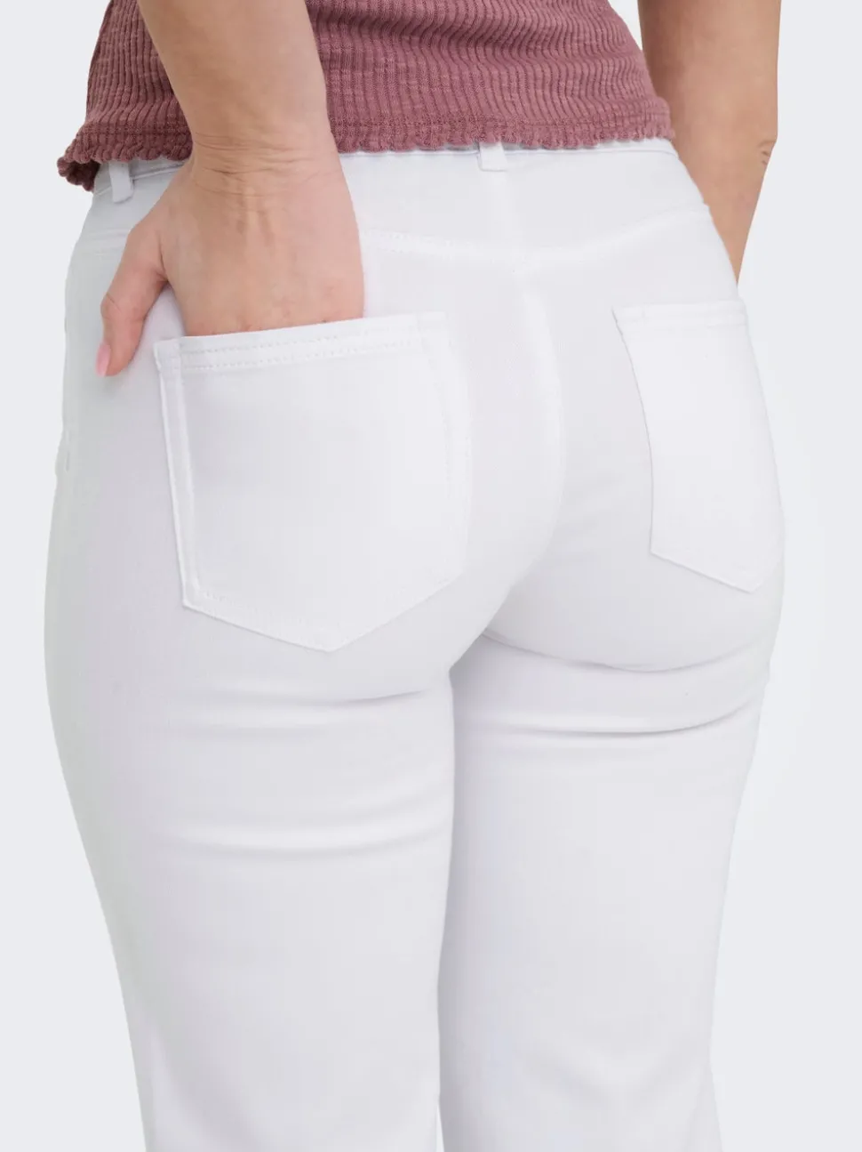 ONLBLUSH Medelhög midja Rak passform Jeans
