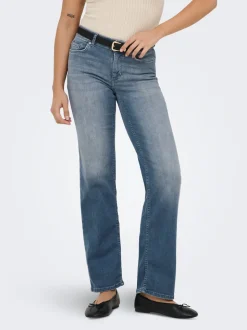 ONLBLUSH Medelhög midja Rak passform Jeans