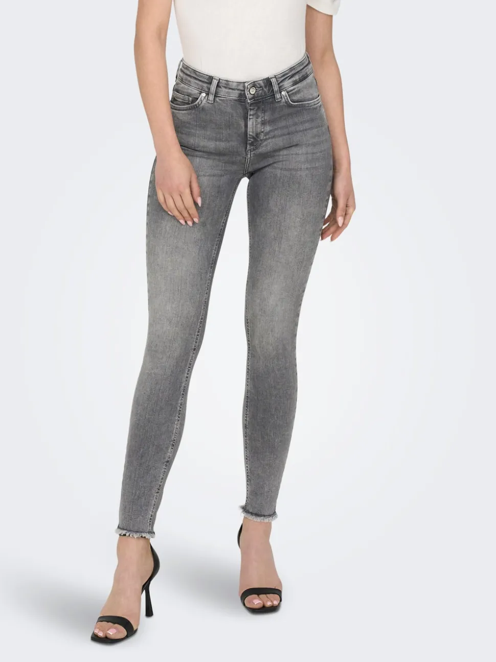 ONLBLUSH Medelhög midja Skinny Fit Ankellängd Jeans