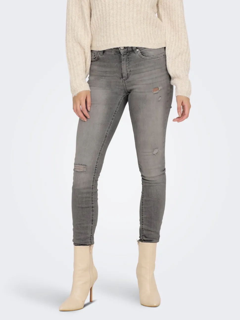 ONLBLUSH Medelhög midja Skinny Fit Ankellängd Jeans