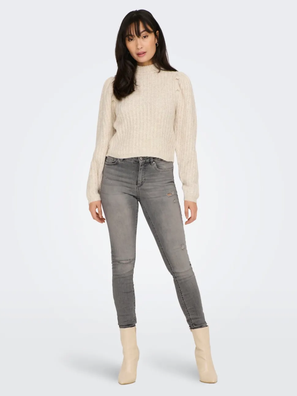 ONLBLUSH Medelhög midja Skinny Fit Ankellängd Jeans