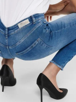 ONLBLUSH Medelhög midja Skinny Fit Ankellängd Jeans