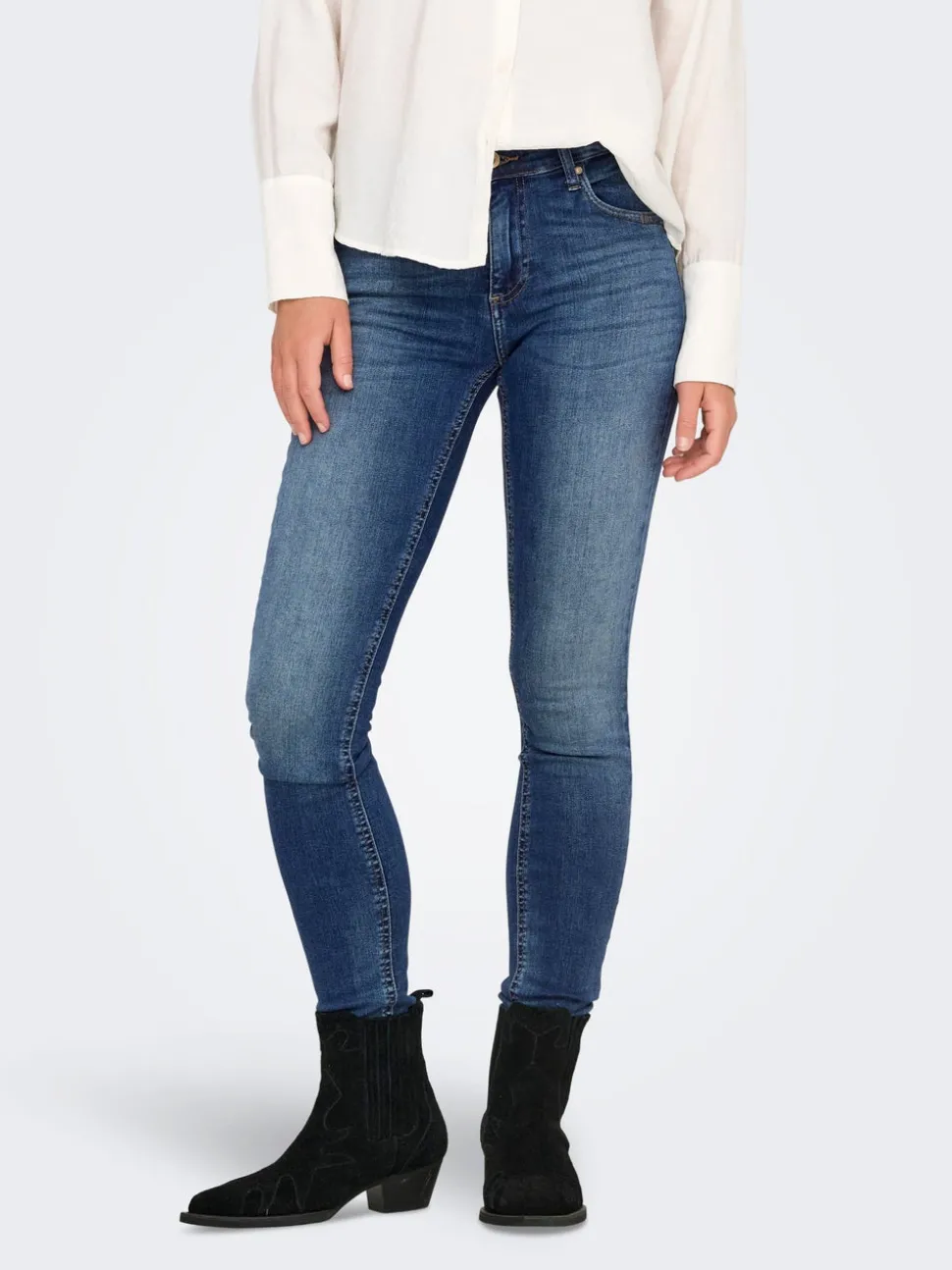 ONLBLUSH Medelhög midja Skinny Fit Jeans