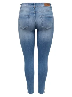 ONLBLUSH Medelhög midja Skinny Fit Ankellängd Jeans