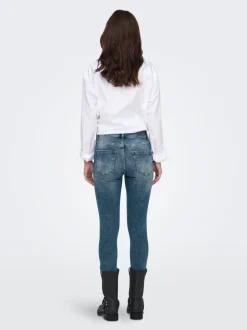 ONLBLUSH Medelhög midja Skinny Fit Ankellängd Jeans