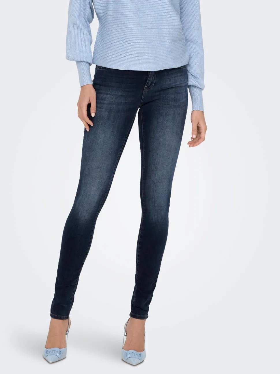ONLBLUSH Medelhög midja Skinny Fit Jeans