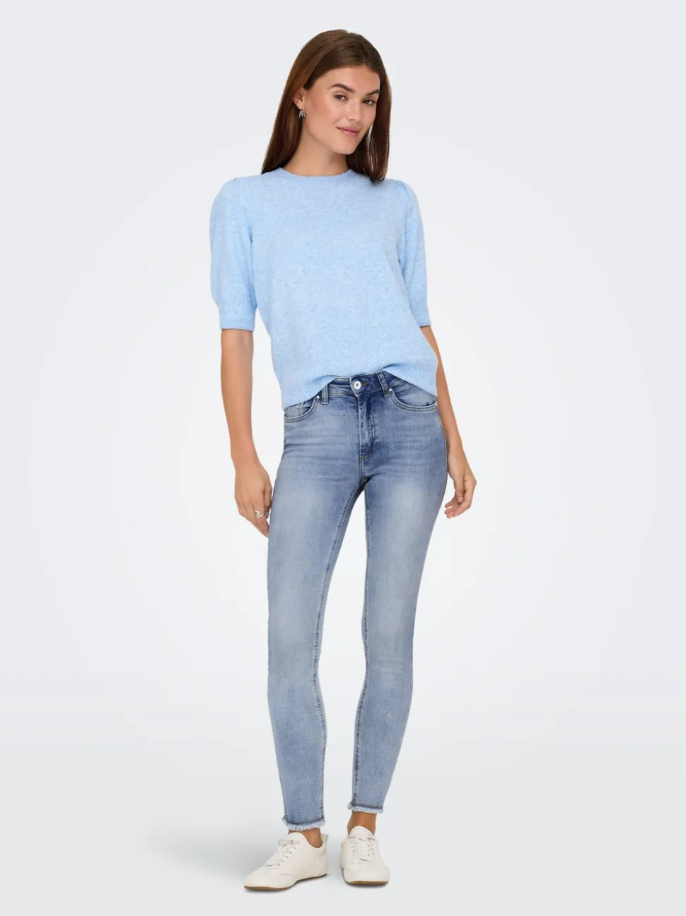 ONLBLUSH Medelhög midja Skinny Fit Ankellängd Jeans