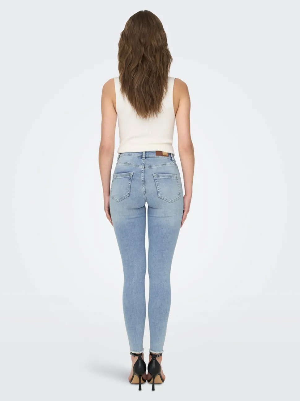 ONLBLUSH Medelhög midja Skinny Fit Ankellängd Jeans