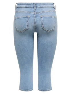 ONLBLUSH Medelhög midja Skinny Fit capri Denimshorts