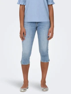 ONLBLUSH Medelhög midja Skinny Fit capri Denimshorts