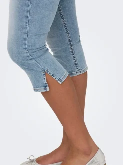 ONLBLUSH Medelhög midja Skinny Fit capri Denimshorts