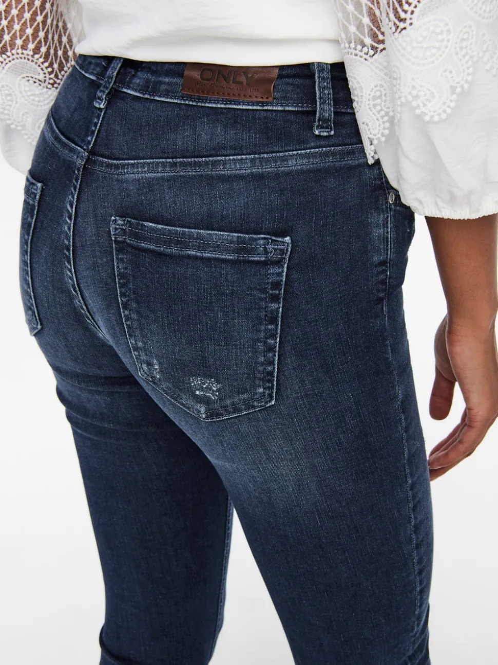 ONLBLUSH Medelhög midja Skinny Fit Ankellängd Jeans