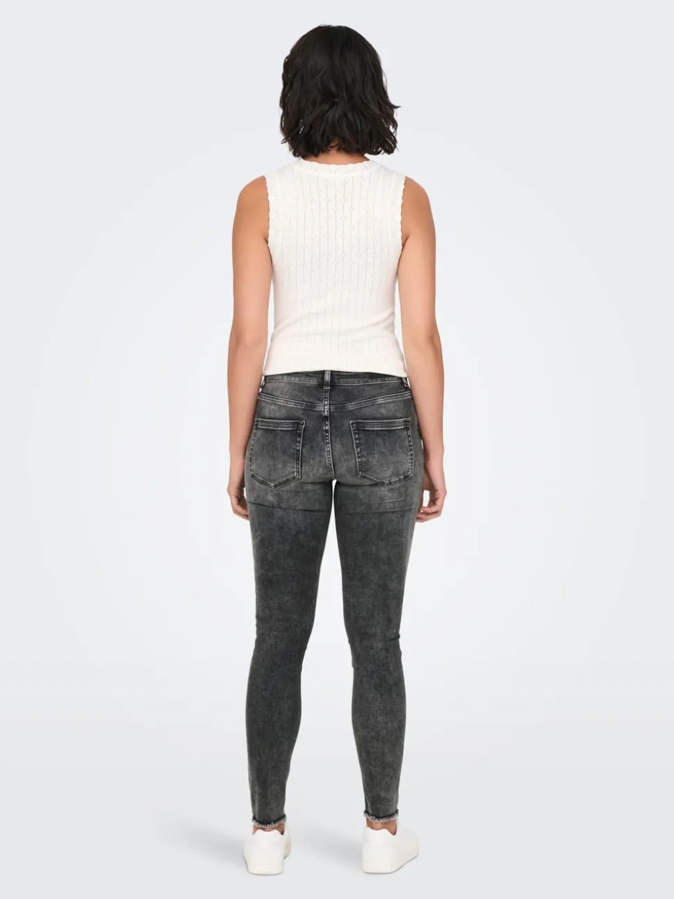 ONLBLUSH Medelhög midja Skinny Fit Ankellängd Jeans
