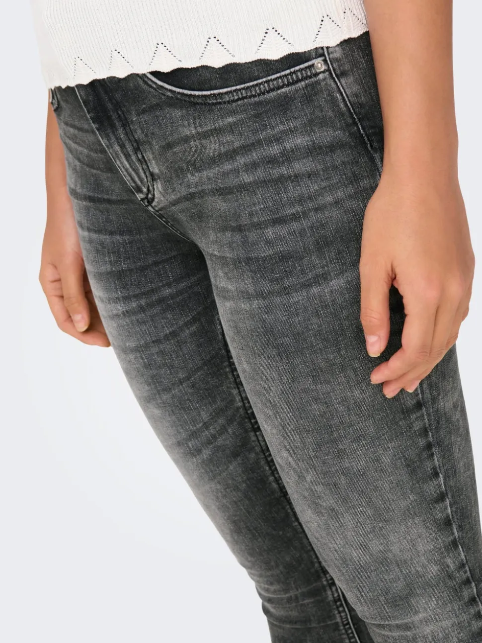 ONLBLUSH Medelhög midja Skinny Fit Ankellängd Jeans