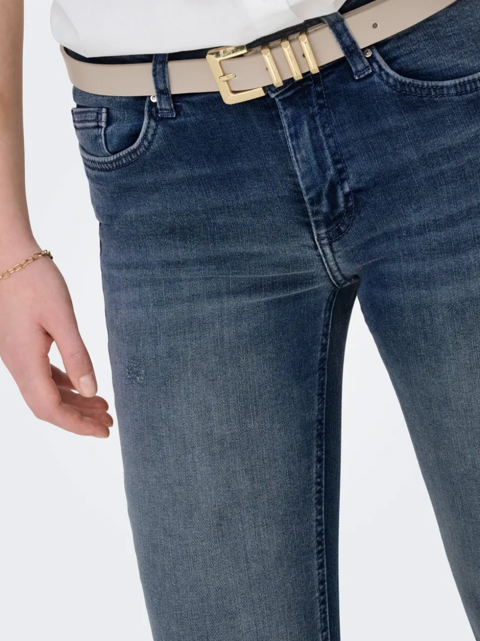ONLBLUSH Medelhög midja Skinny Fit Ankellängd Jeans