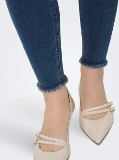 ONLBLUSH Medelhög midja Skinny Fit Ankellängd Jeans