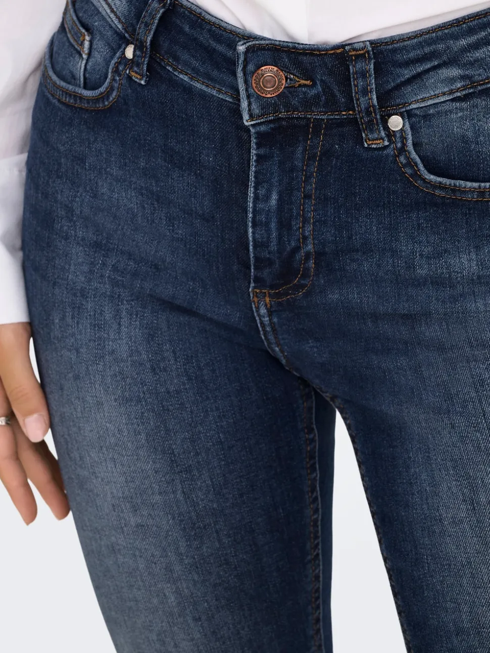 ONLBLUSH Medelhög midja Skinny Fit Ankellängd Jeans