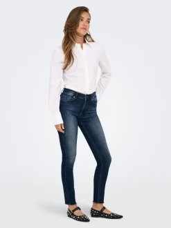 ONLBLUSH Medelhög midja Skinny Fit Ankellängd Jeans