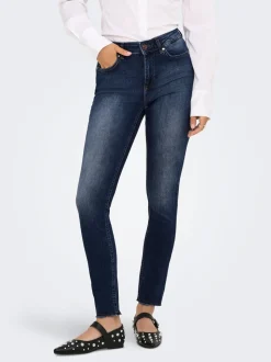 ONLBLUSH Medelhög midja Skinny Fit Ankellängd Jeans